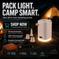 Mini Portable Air Pump with Light