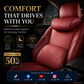 Premium Car Seat Headrest & Lumbar Support Cushion