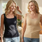 Last Day Special Price £12.99💐 Women’s U-Neck Tank Tops with Built-In Bra