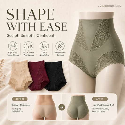Women’s Butt-Lifting Tummy-Control High-Waist Panties