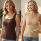 Last Day Special Price £12.99💐 Women’s U-Neck Tank Tops with Built-In Bra