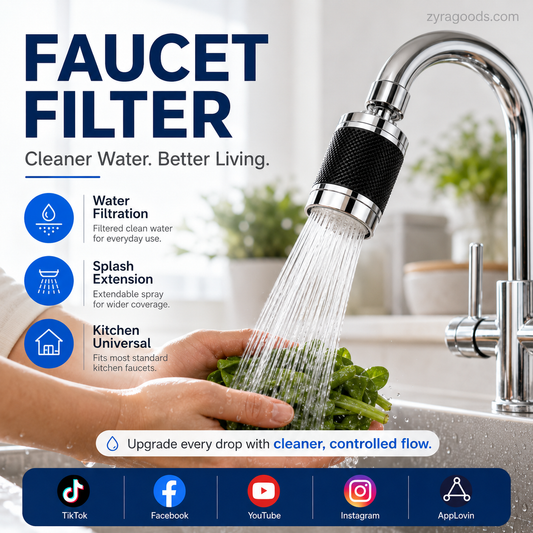 360-Degree Swivel Splash-Proof Faucet Aerator