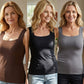 Last Day Special Price £12.99💐 Women’s U-Neck Tank Tops with Built-In Bra