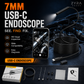 Waterproof Borescope Camera with Adjustable Light