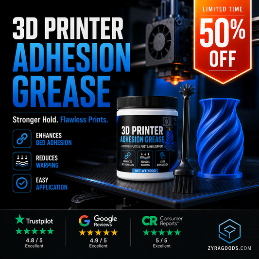 Anti-Warping Adhesion Grease for 3D Printers