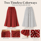 Women's Polka Dot Midi Skirt