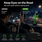 Car Head-Up Display with Auto-Brightness Sensor