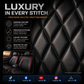 9-Piece Universal Fit Leather Car Seat Cover Set