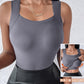 Last Day Special Price £12.99💐 Women’s U-Neck Tank Tops with Built-In Bra