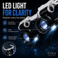 LED Glasses Magnifier ( 8x 15x 23x )