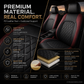 9-Piece Universal Fit Leather Car Seat Cover Set