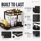 2-Tier Carbon Steel Organizer