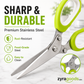 5-Blade Stainless Steel Herb Scissors with Protective Sheath
