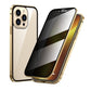 ✨ LAST DAY SALE 50% OFF ✨Magnetic iPhone case with privacy glass and metal frame