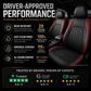 9-Piece Universal Fit Leather Car Seat Cover Set