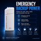 Portable Emergency Phone Charger AA Battery Powered Power Bank with LED Flashlight