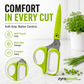 5-Blade Stainless Steel Herb Scissors with Protective Sheath