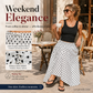 Women's Polka Dot Midi Skirt