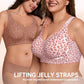 💖HOT SALE🎉Super Firming Wirefree Jelly Bra with Leopard Print 👍