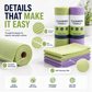 Multipurpose Reusable Tear-Off Cleaning Cloth Roll