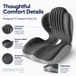 Ergonomic Seat Cushion With Lumbar Support