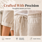 Women's Casual Cotton Linen Capris