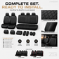 9-Piece Universal Fit Leather Car Seat Cover Set