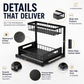 2-Tier Carbon Steel Organizer