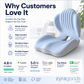 Ergonomic Seat Cushion With Lumbar Support