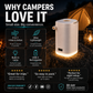 Mini Portable Air Pump with Light