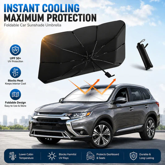 🏆LAST DAY SALE 60% OFF!!💕SunShade Foldable Heat Protector™– UK Ready! 🇬🇧