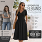Women’s V-Neck Short Sleeve Long Dresses