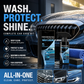 Gentle Effective Car Cleaning Spray with Sponge & Cloth