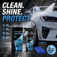 Gentle Effective Car Cleaning Spray with Sponge & Cloth
