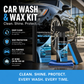 Gentle Effective Car Cleaning Spray with Sponge & Cloth