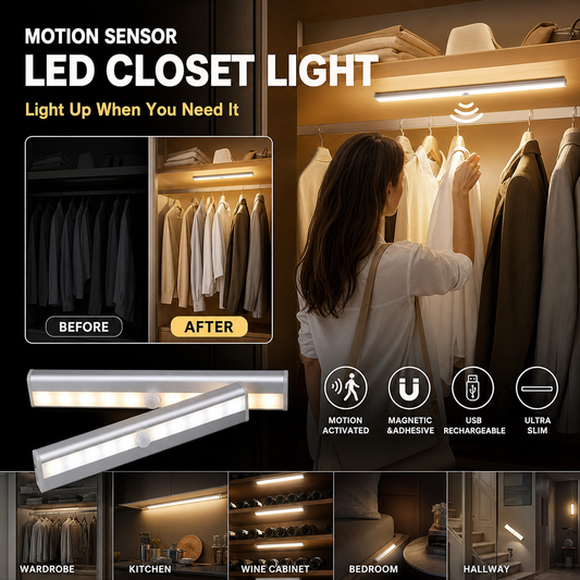 🏆2026 Hot Sale🔥LED Smart Magnetic Human Body Sensor Light