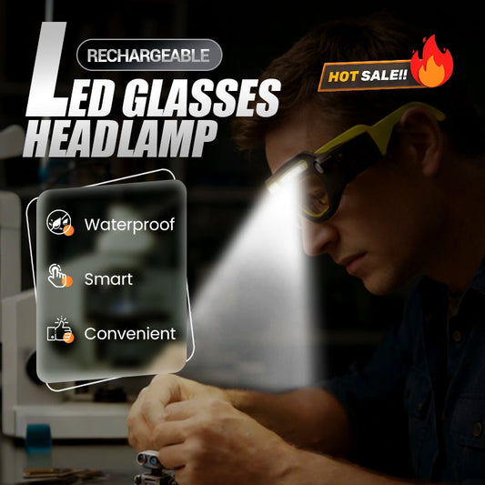 ✨Rechargeable LED Glasses Headlamp