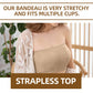 🏆 Last Day Special Price £13.99 ! 💐Supportive Bandeau Bra – Wire-free solid support, seamless strapless design, soft stretch fabric, anti-slip silicone band, comfy for daily wear & summer outfits✨