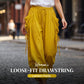 Women's Loose-Fit Drawstring Lantern Pants