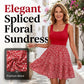 Women's Summer Square Neck Floral Dress