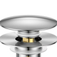 Universal Pop-Up Sink Drain Stopper with Strainer