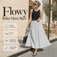 Women's Polka Dot Midi Skirt