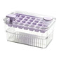 Press-Type Ice Cube Mold with Storage Box and Lid