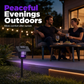 Solar Mosquito Killer Outdoor Ground Stake Lamp