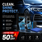 Gentle Effective Car Cleaning Spray with Sponge & Cloth