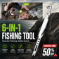 6-in-1 Stainless Steel Fishing Multi Tool Hook Remover and Knot Tyer